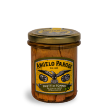 Tuňák v extra panenském olivovém oleji Angelo Parodi 195g
